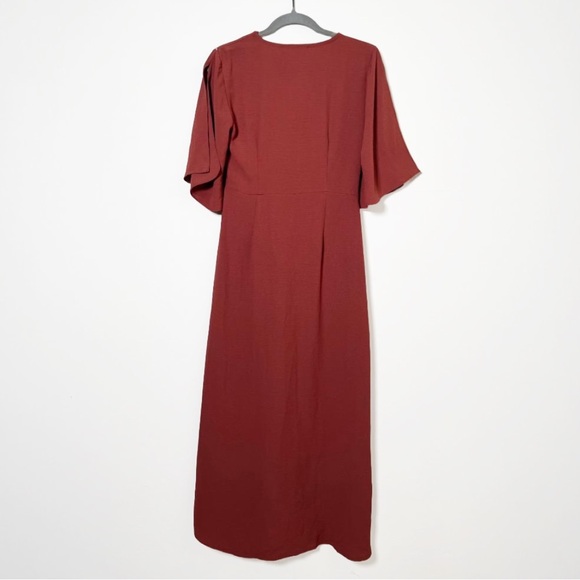 Gilli High Low Midi Terracotta Red Dress Size M - Picture 3 of 10